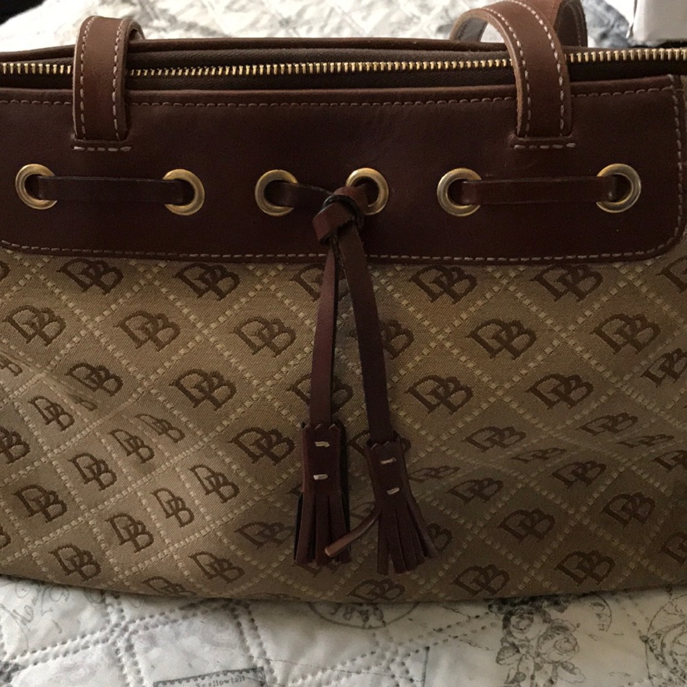 Dooney&burke bag brown color